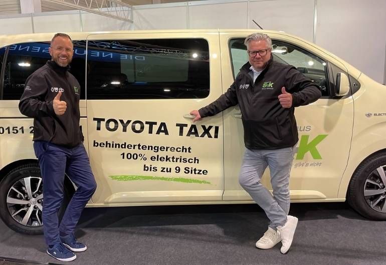 S+K mit Oliver Steinsick und Alexander Matz auf der Europäischen Taximesse 2022