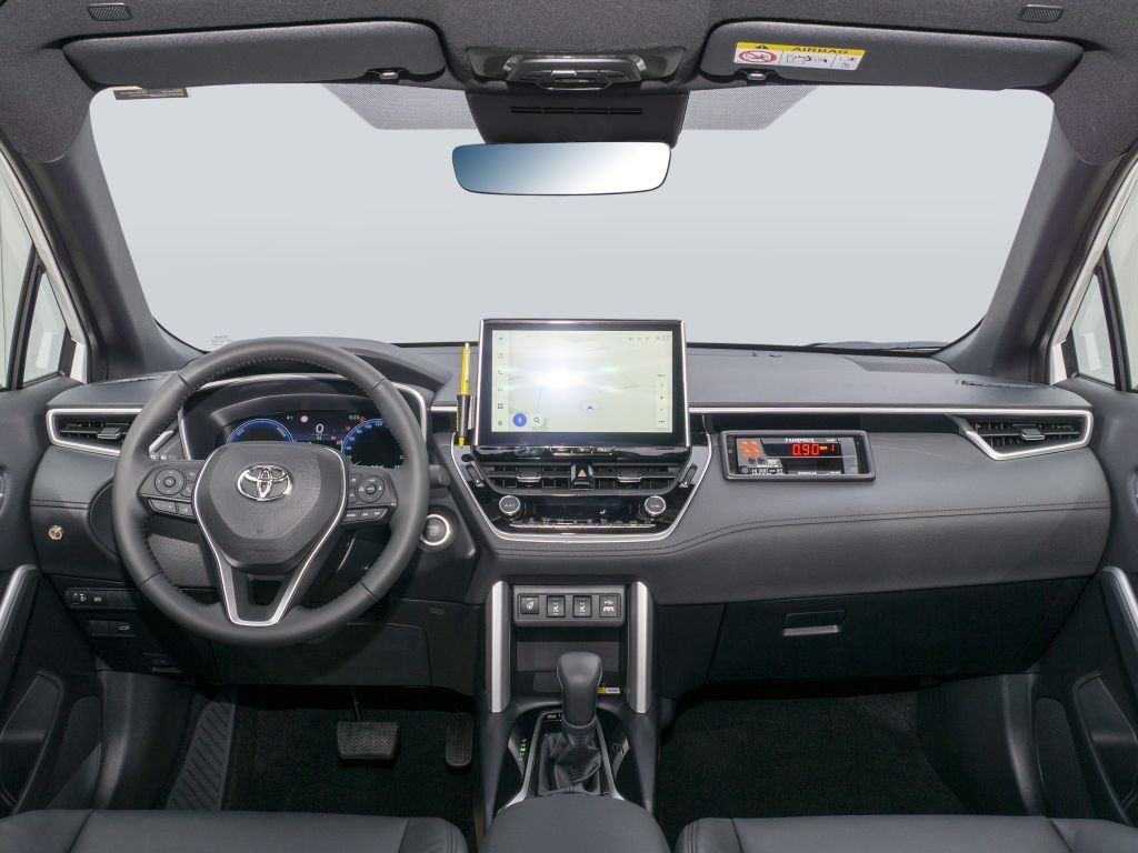 Der Corolla Cross Hybrid als Taxi Innenraum