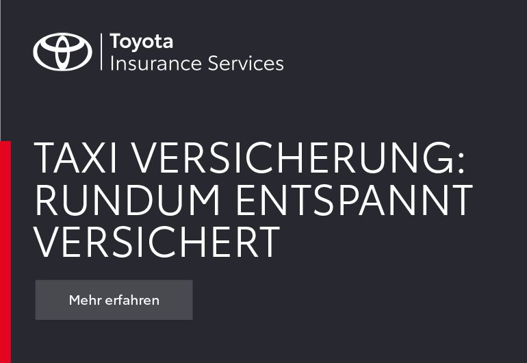 Taxi Versicherung bei Toyota